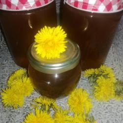 Gyermekláncfű virág dzsem